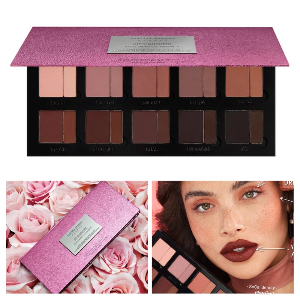 Eyeshadow Palette - Pink Rose Matte & Satin Neutrals